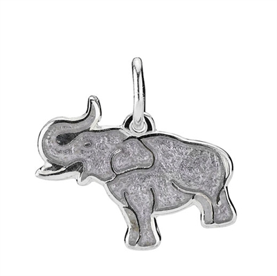 Vedhæng i Sølv med Elefant