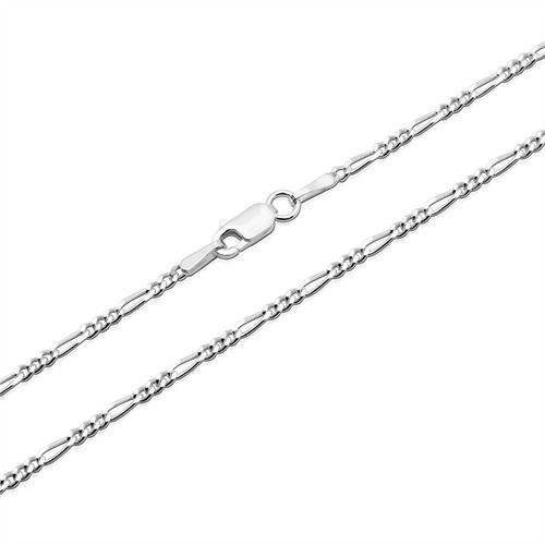 Billede af Figaro halskæde i Sølv - 2 mm og 50 cm