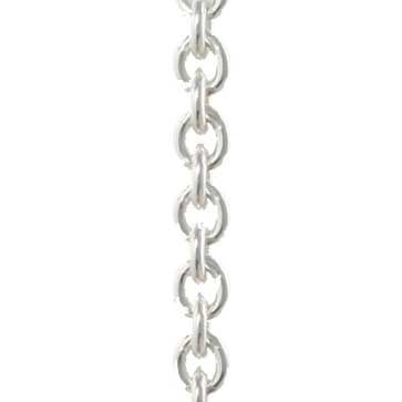 Anker halskæde i Sølv - 3,4 mm - 42 cm