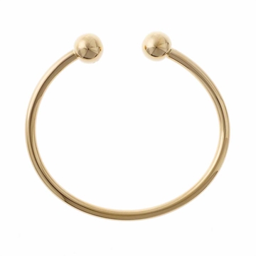 Klassisk Armring 14 kt. Guld med Kugler