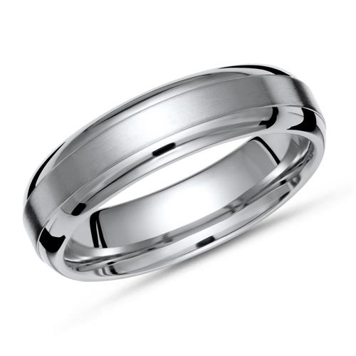 Enkel Vielsesring i Titanium - 6 mm