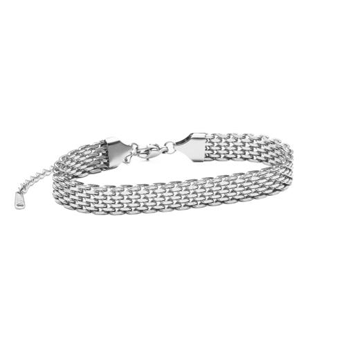 Armbånd i Rustfrit Stål med Mesh Design
