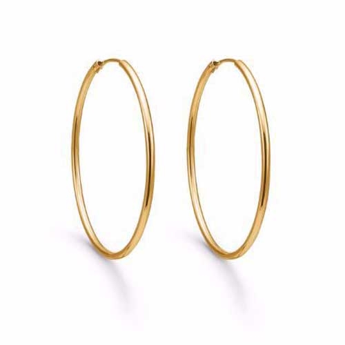 Creoler i 8 Karat Guld - 30 mm