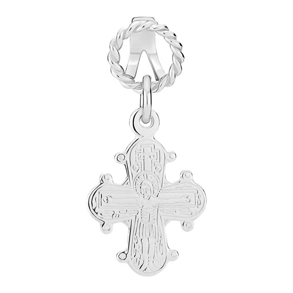 Vedhæng med Dagmarkors i Sterling Sølv - 10 x 12 mm