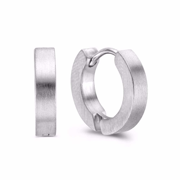 Frank1967 Stål Creoler Mat 13 mm - Herreøreringe