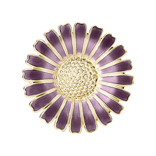 Lund Marguerit Broche i forgyldt Sølv - 36 mm