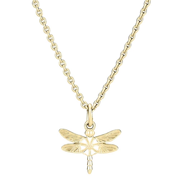 Lund Marguerit Collier i Forgyldt Sølv med Guldsmed - 45 og 48 cm