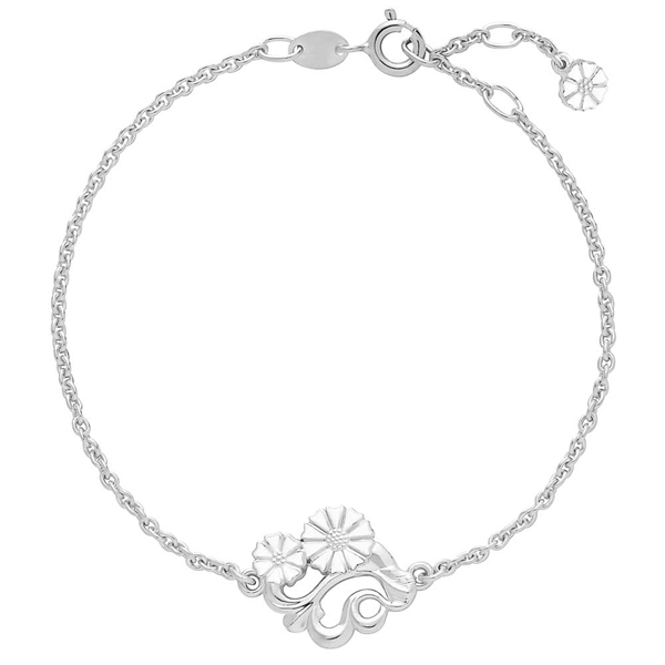 Lund Marguerit Filigran Armbånd i Sterlingsølv - 17 til 19 cm