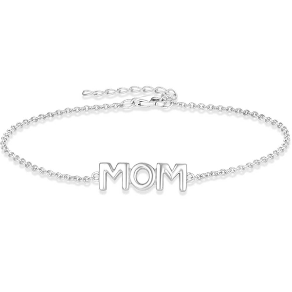MOM armbånd i rhodineret 925 Sterling sølv