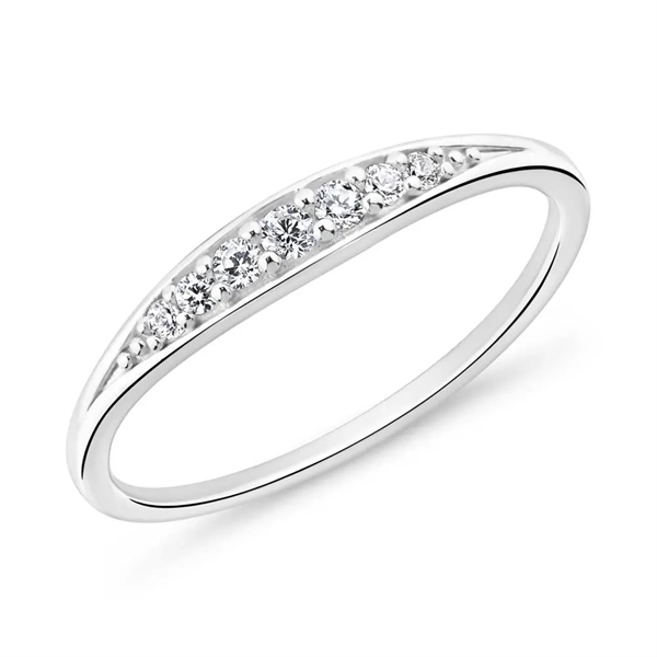 Ring i Sølv med Zirkoniasten