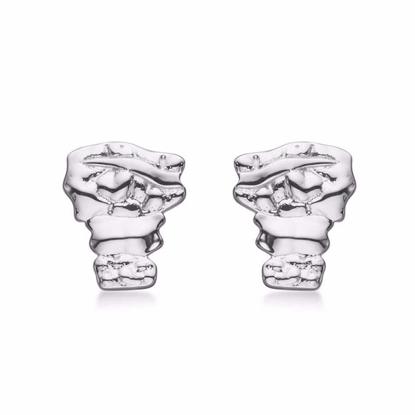 Sophia Sølv Ørestikker - Skulpturelt Design i 925 Sterling